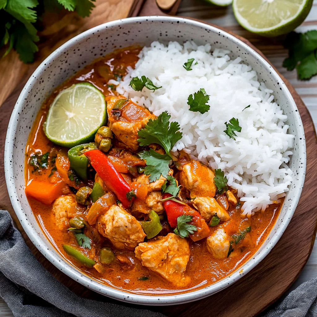 Recipe preparation for panang curry