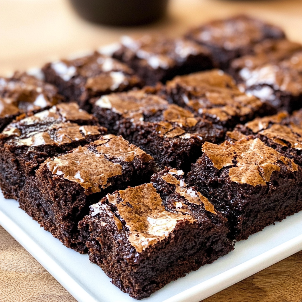 Recipe preparation for fudge brownies