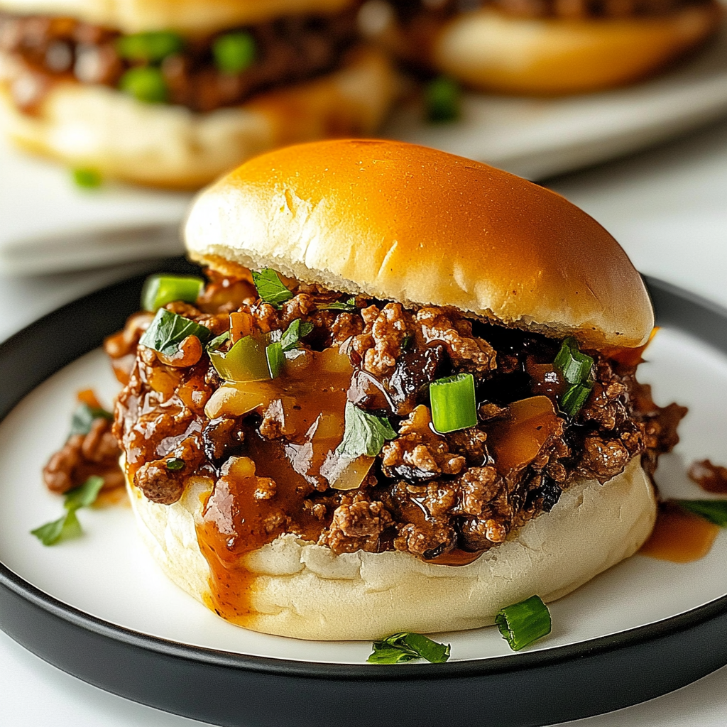 Recipe preparation for philly cheesesteak sloppy joes