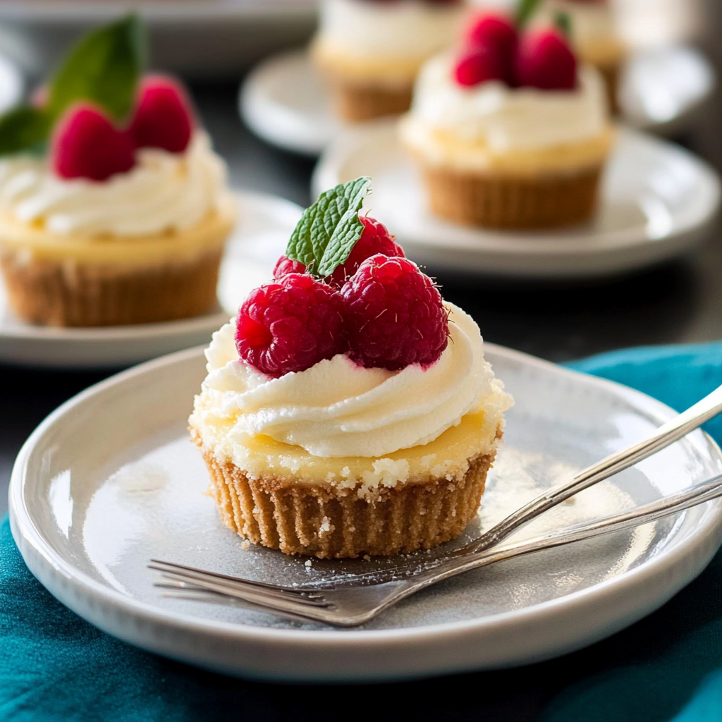 Recipe preparation for mini cheesecakes