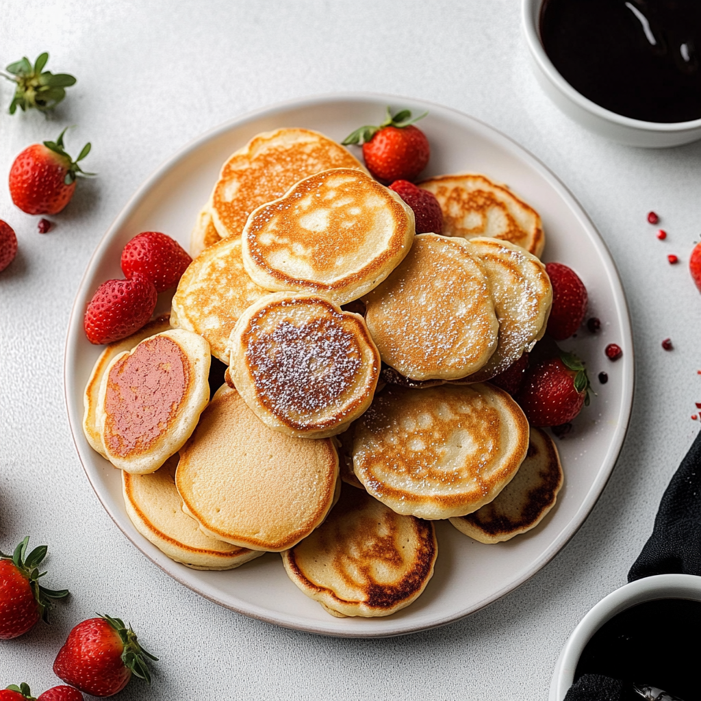 Recipe preparation for mini pancakes