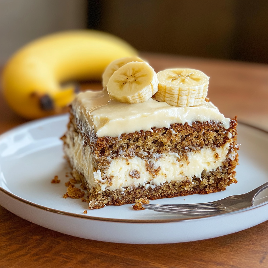 Recipe preparation for banana cake recipe