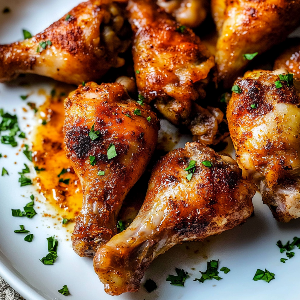 Recipe preparation for baked chicken legs