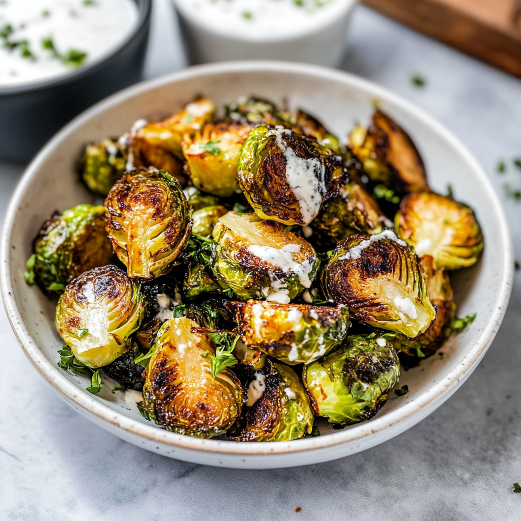 Recipe preparation for brussels sprouts air fryer