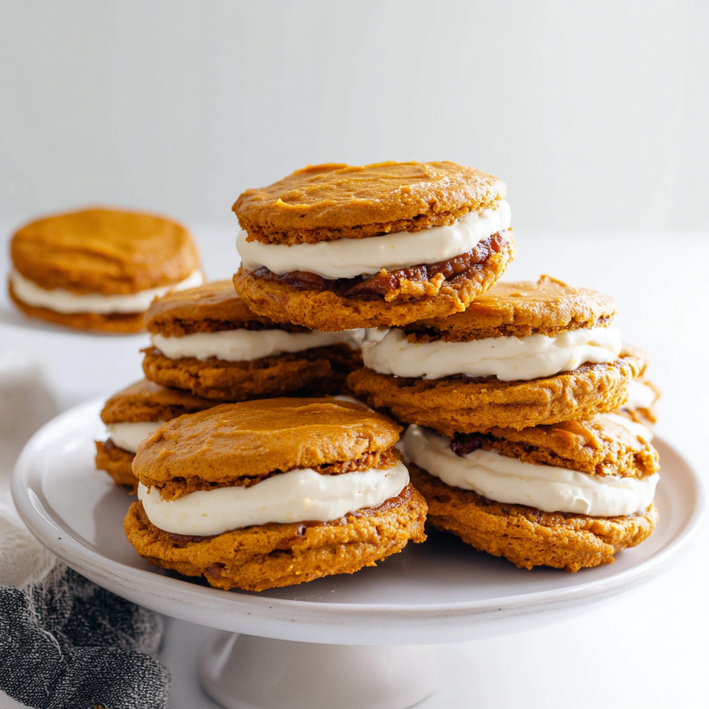 Recipe preparation for pumpkin whoopie pies