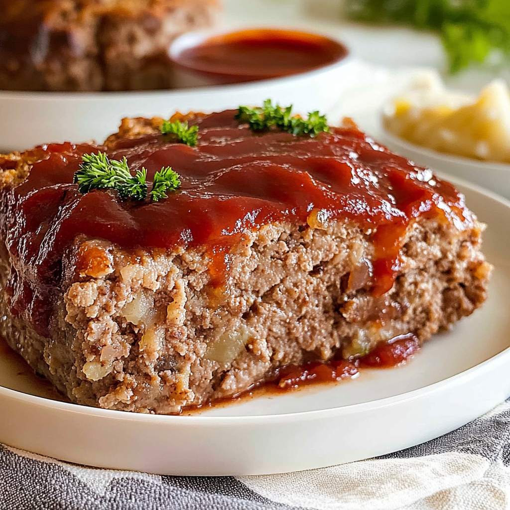 Recipe preparation for meatloaf with stove top stuffing