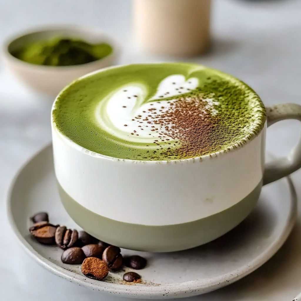 Recipe preparation for matcha latte