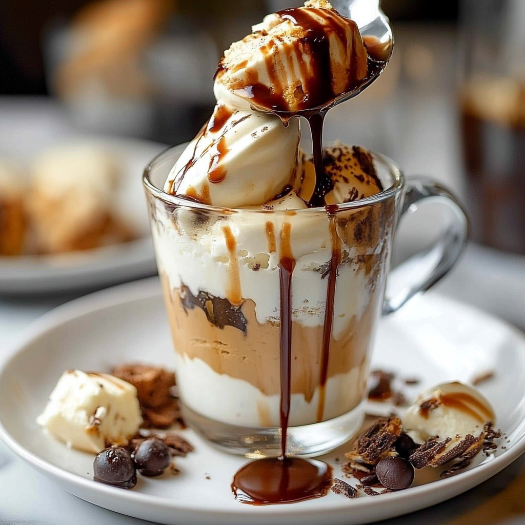 Recipe preparation for affogato