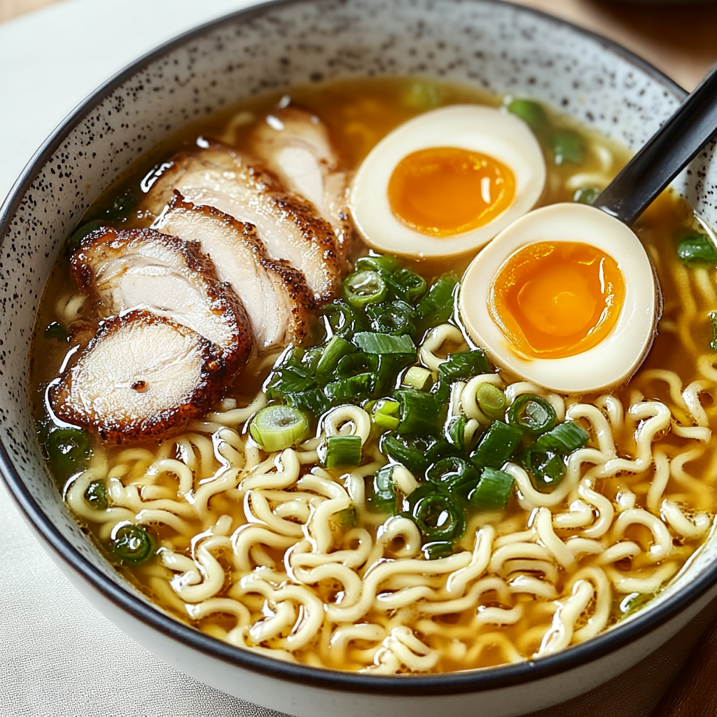Recipe preparation for homemade ramen recipe