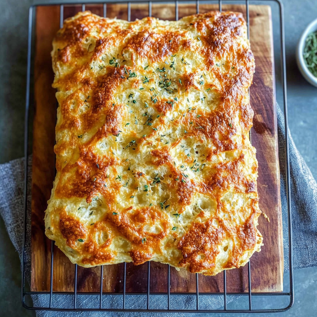 Recipe preparation for focaccia