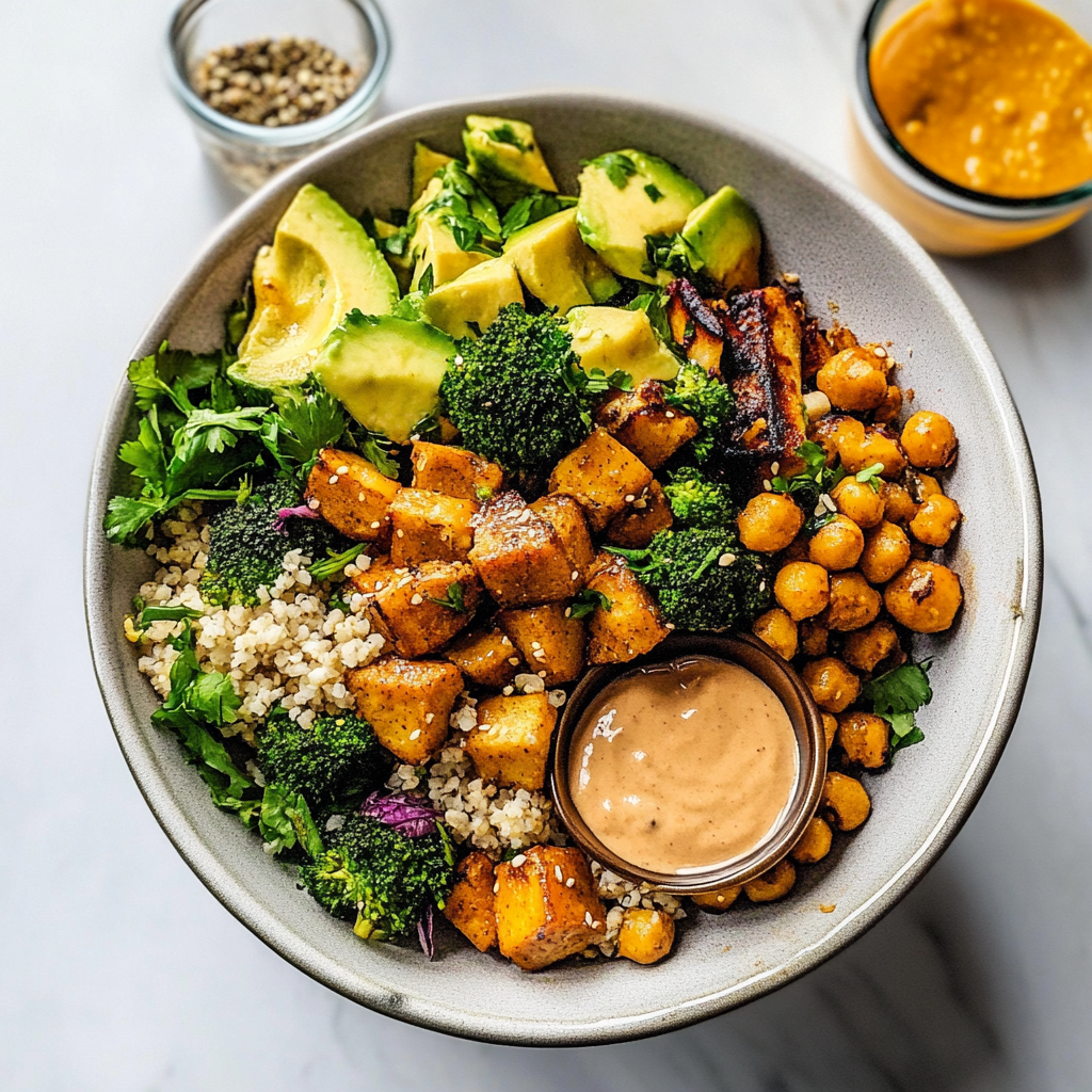 Recipe preparation for buddha bowl