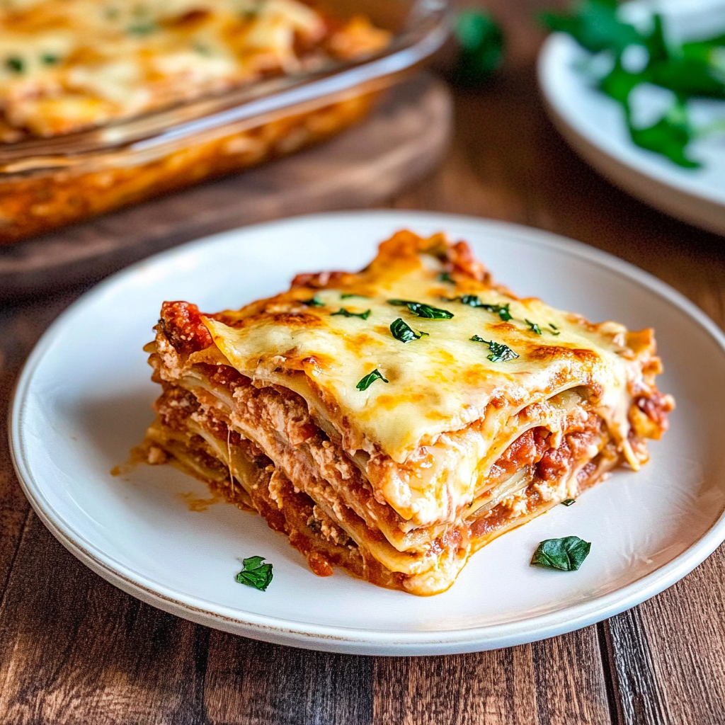 Recipe preparation for classic lasagna recipe