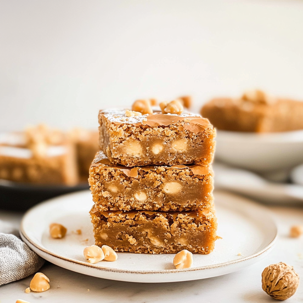 Recipe preparation for blondies recipe