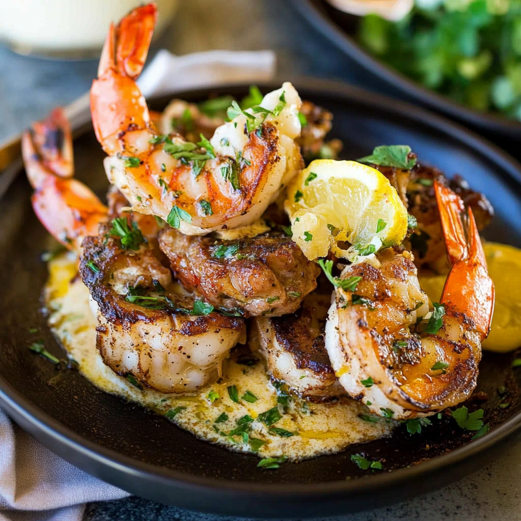 Recipe preparation for surf and turf recipes