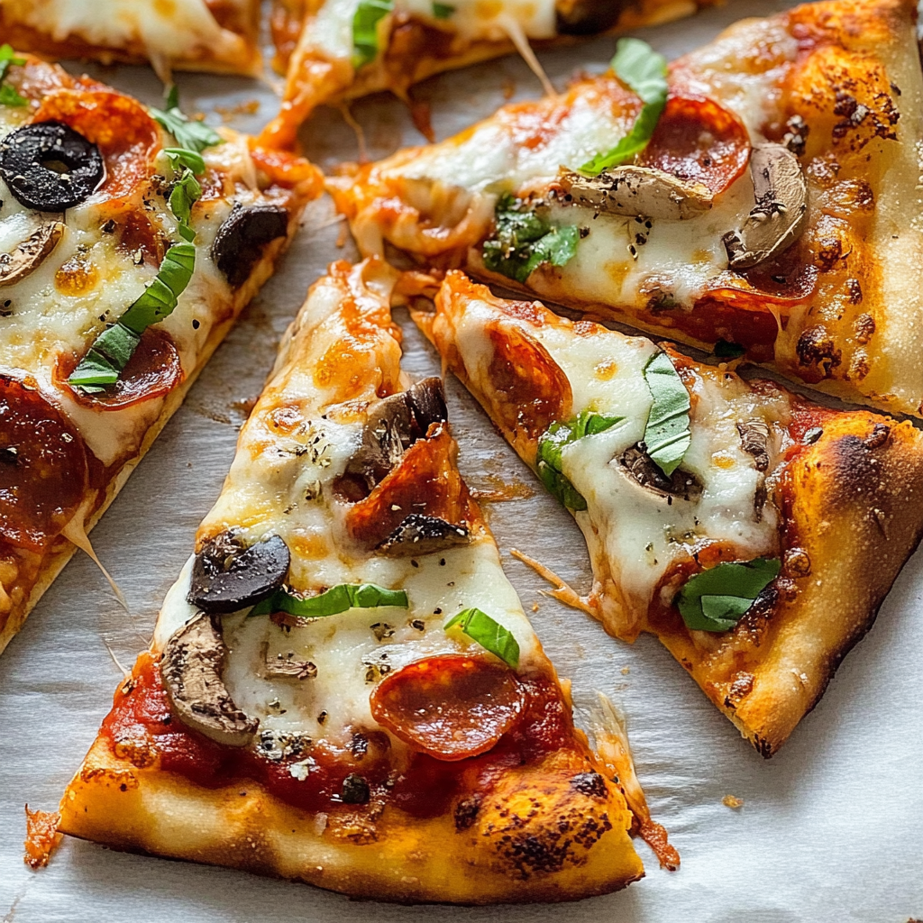 Recipe preparation for naan bread pizza