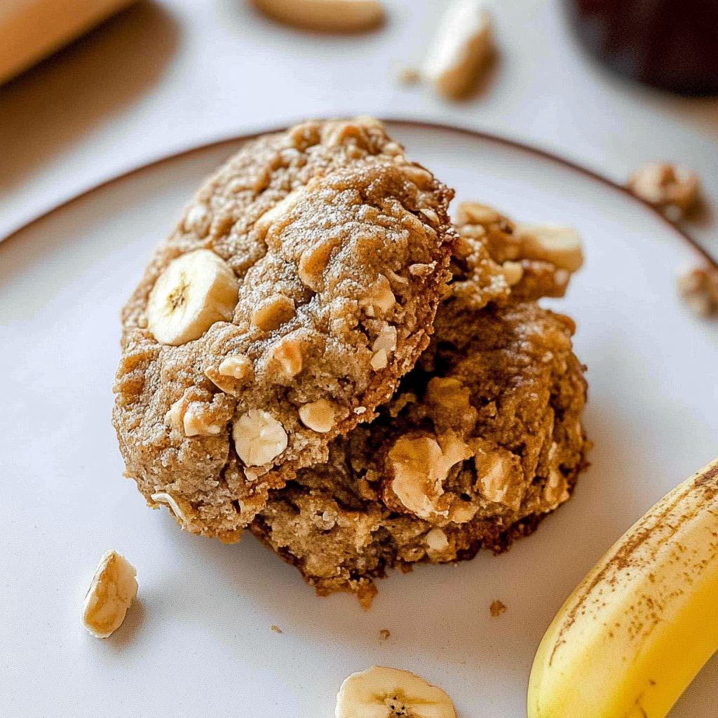 Recipe preparation for banana bread cookies