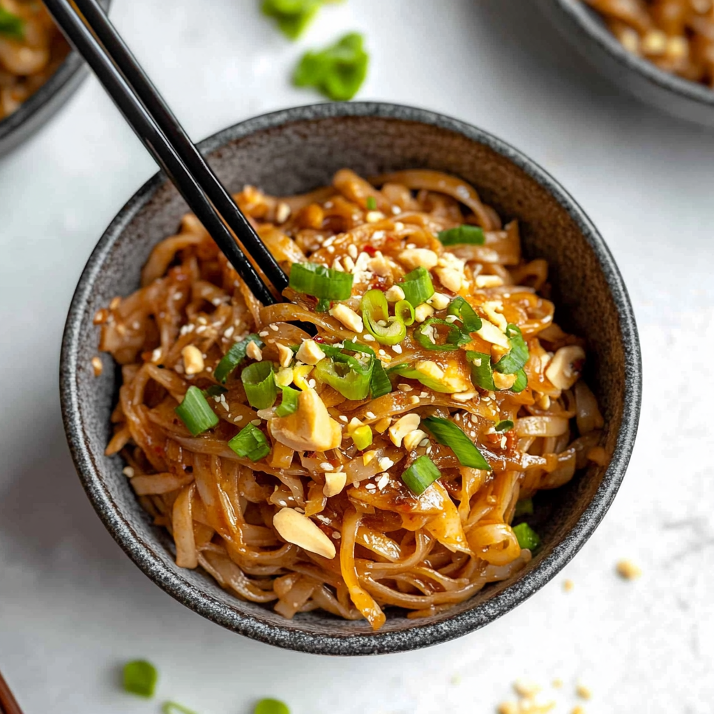 Recipe preparation for peanut noodles recipe