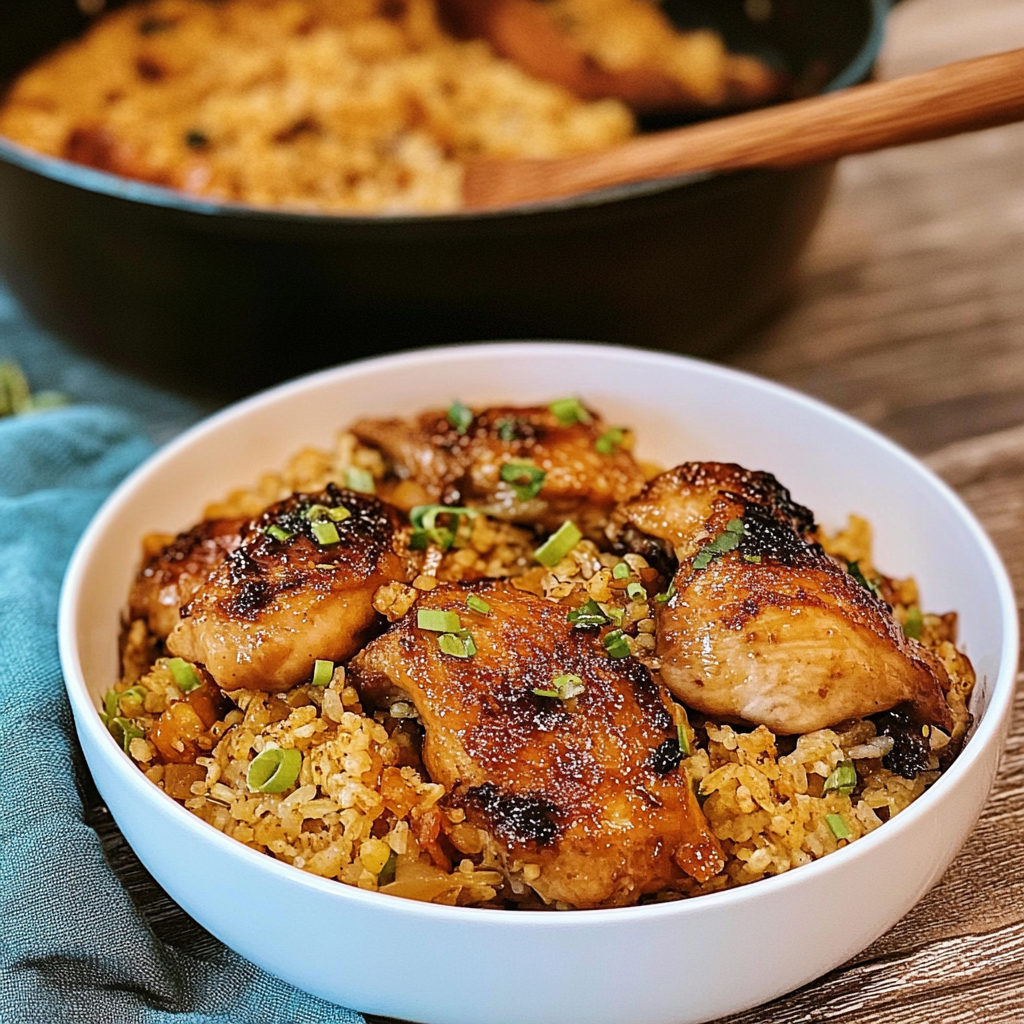 Recipe preparation for chicken and rice recipes