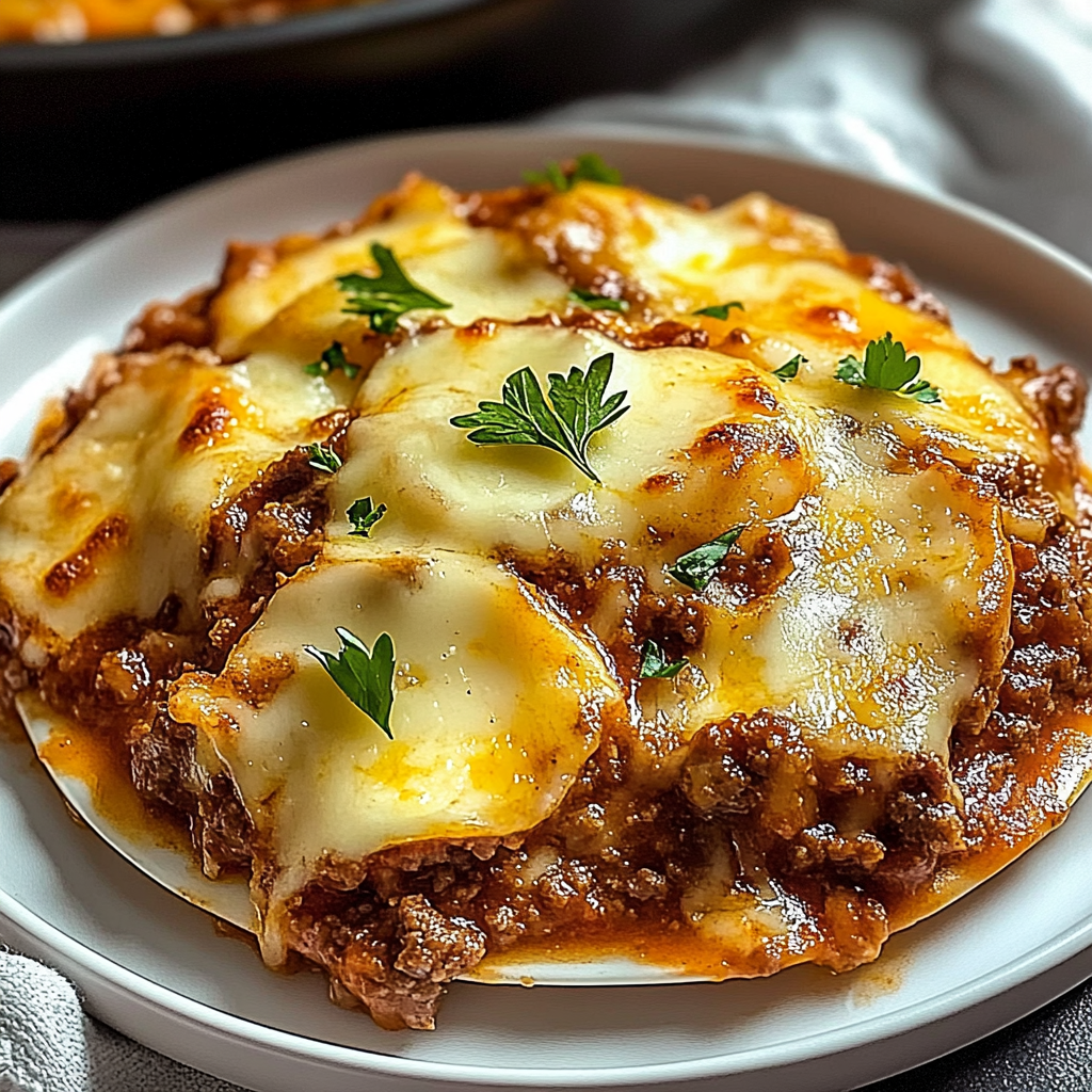 Recipe preparation for hobo casserole ground beef