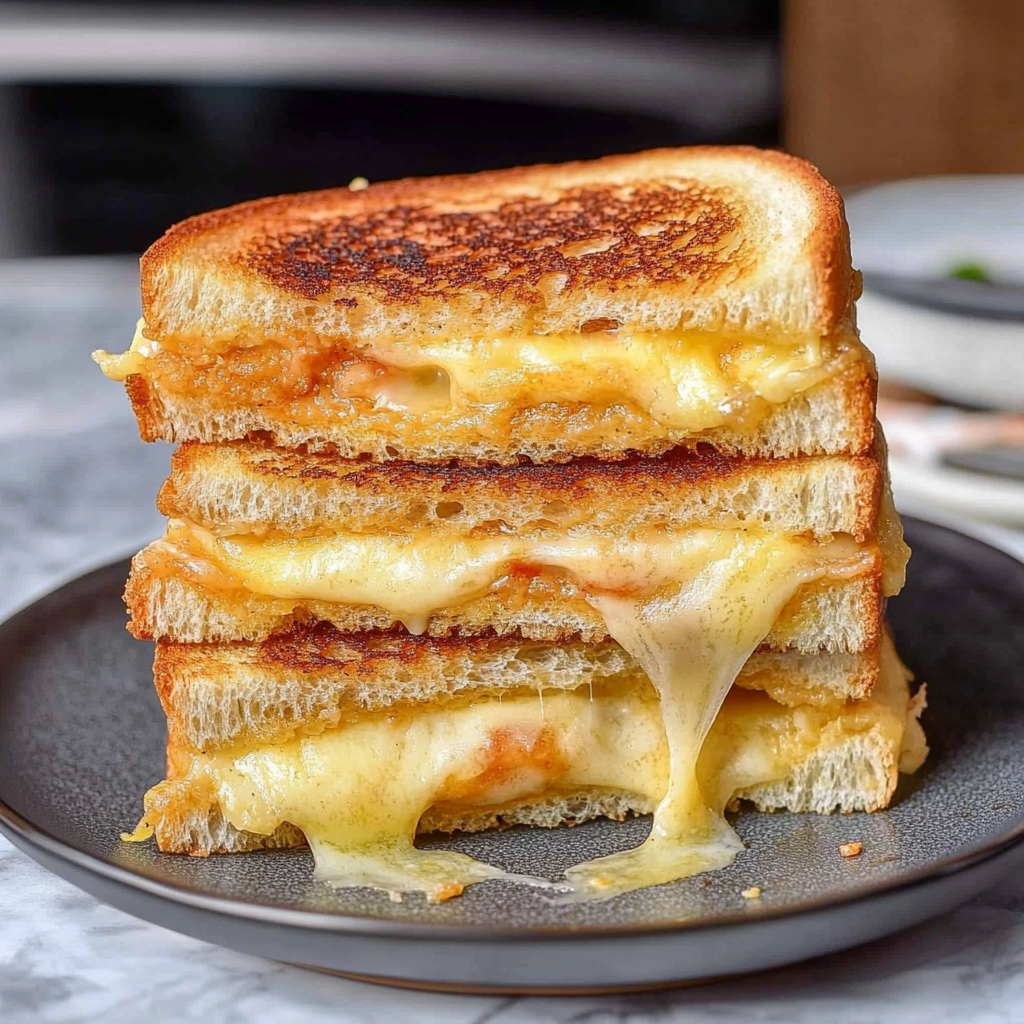 Recipe preparation for air fryer grilled cheese