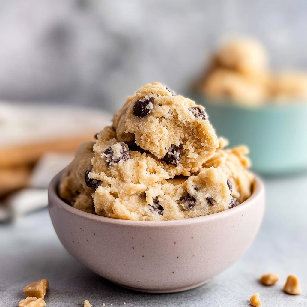 Recipe preparation for edible cookie dough