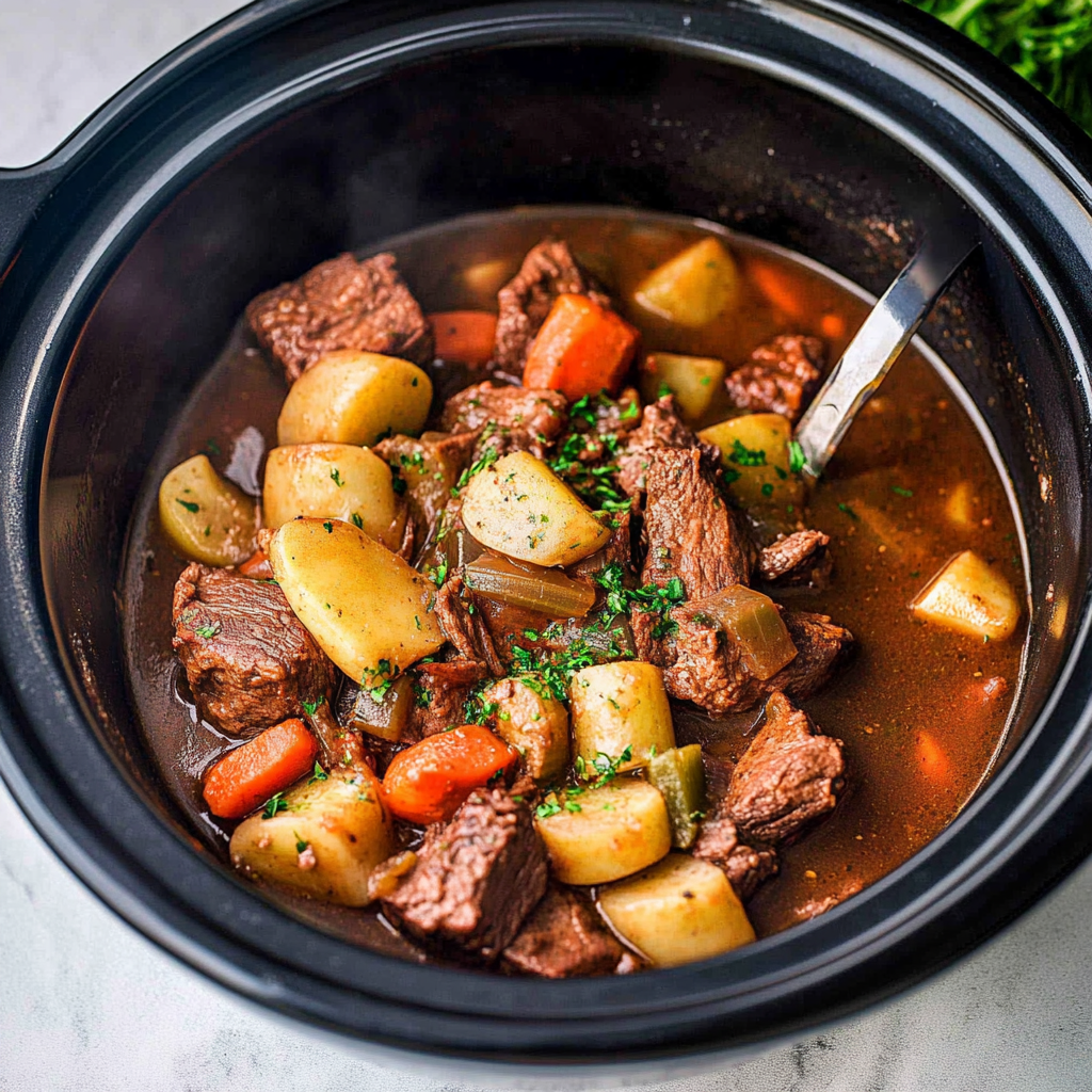 Recipe preparation for beef stew crock pot recipes