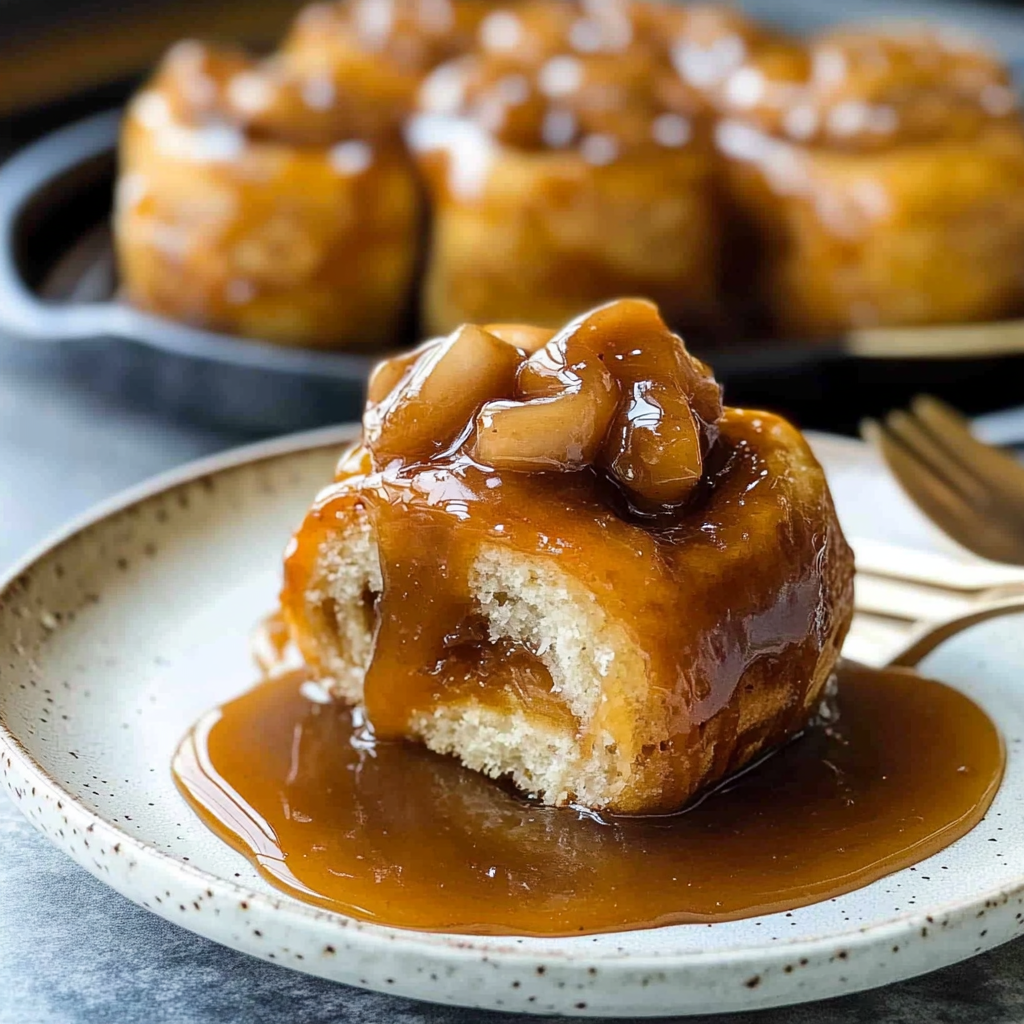 Recipe preparation for caramel rolls