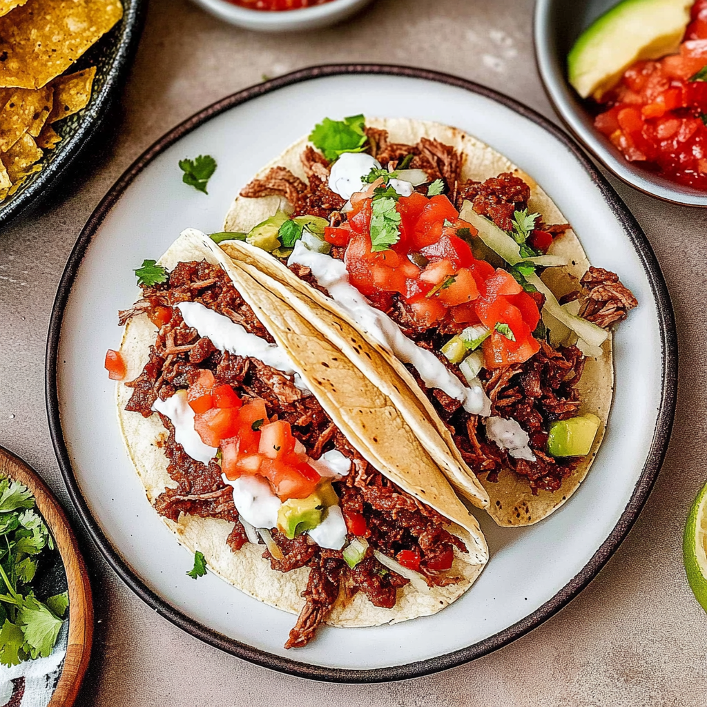 Recipe preparation for beef tacos