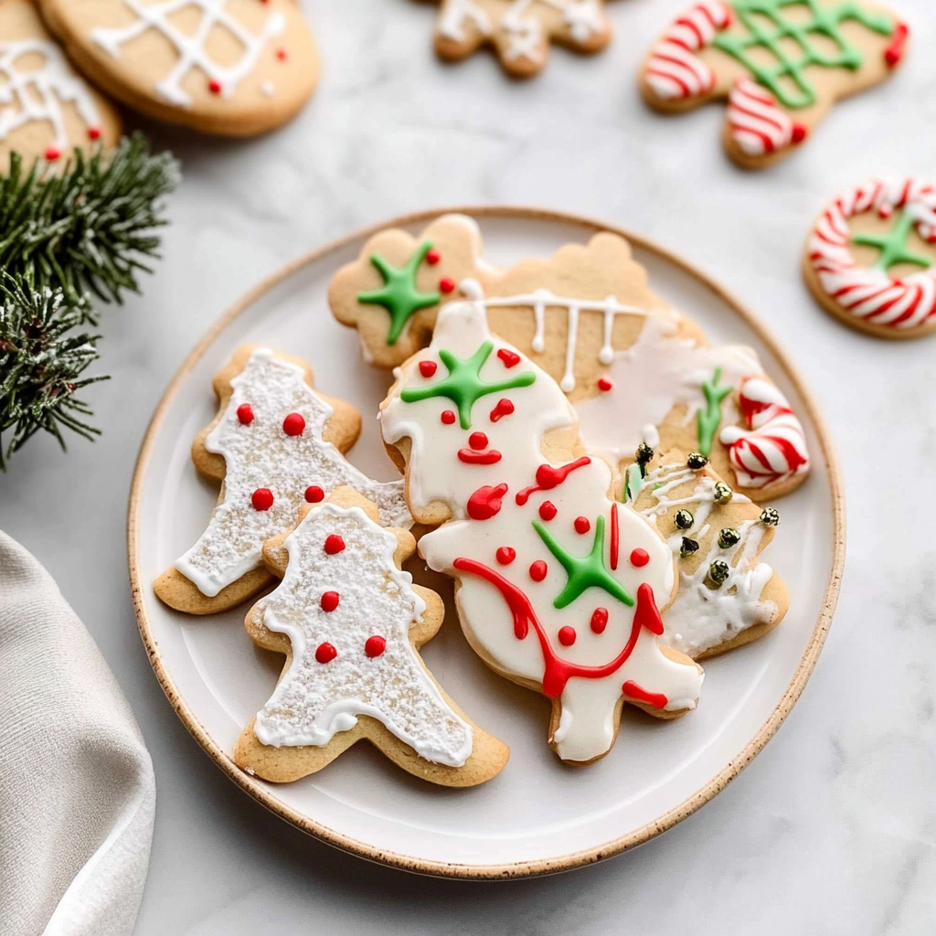 Recipe preparation for sugar cookies christmas