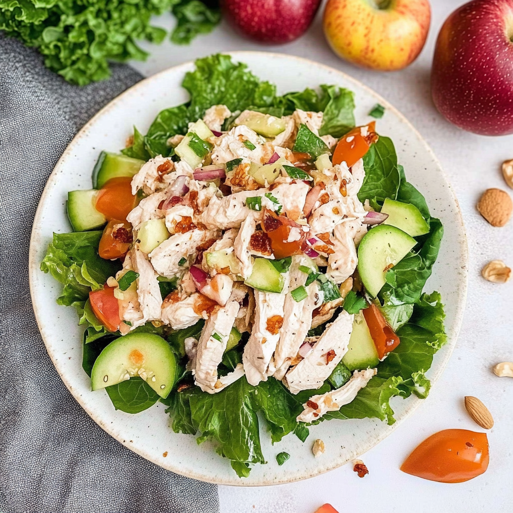 Recipe preparation for greek yogurt chicken salad