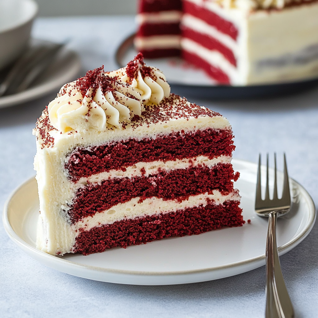 Recipe preparation for red velvet cake
