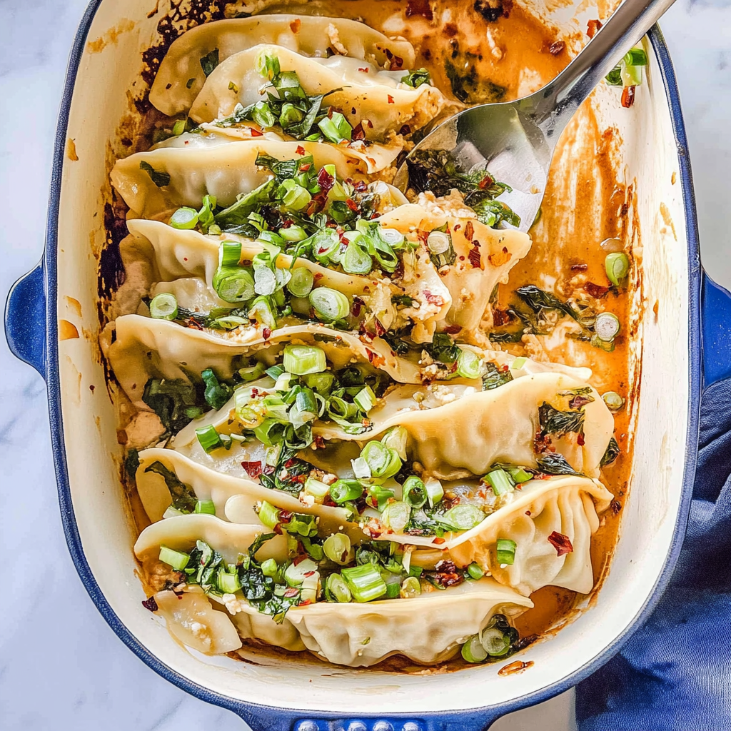 Recipe preparation for dumpling bake recipe