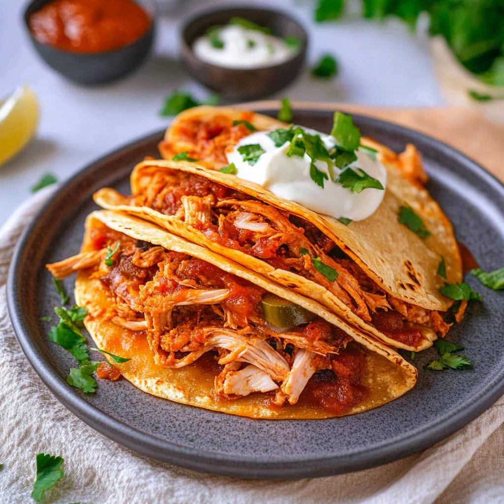Recipe preparation for chicken birria tacos