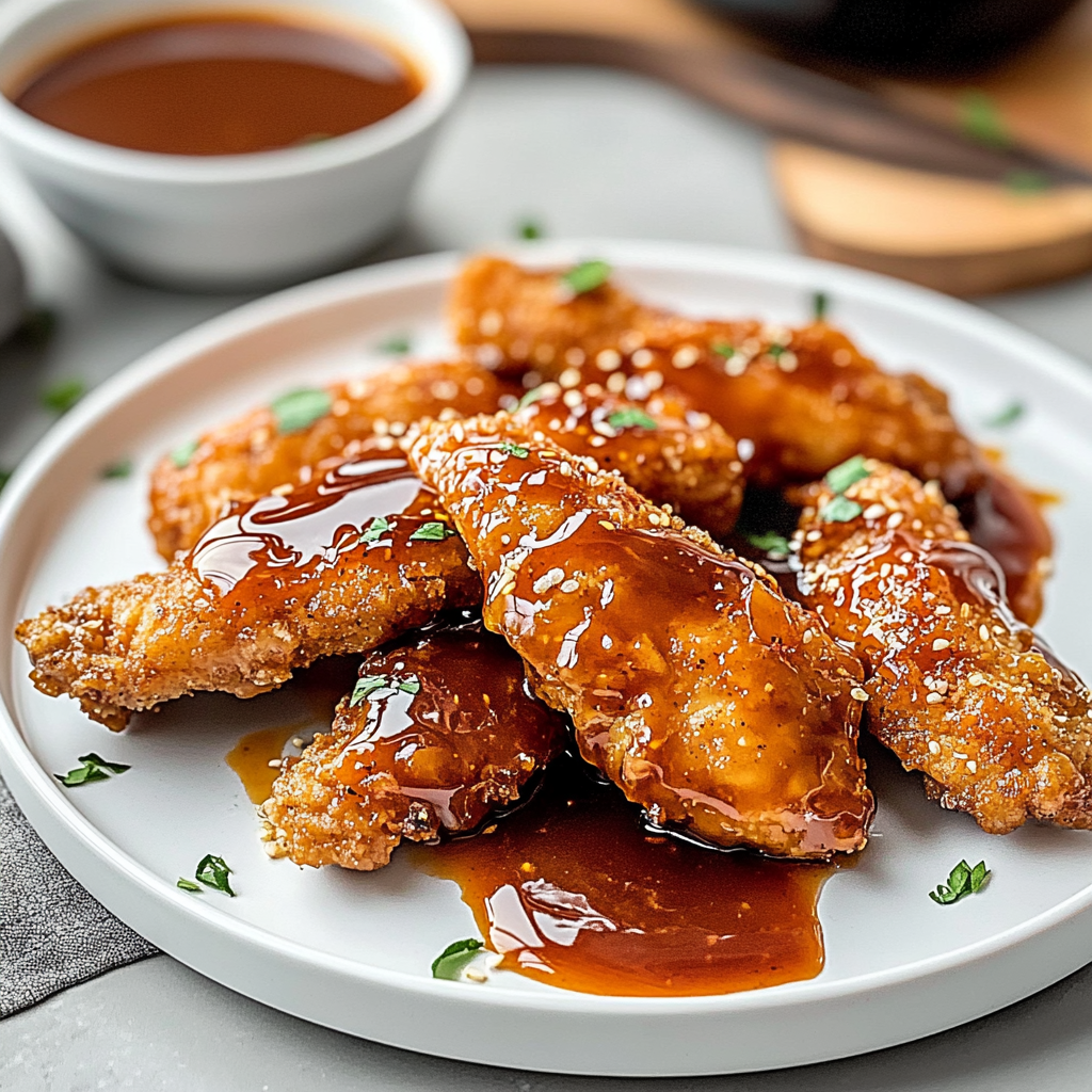 Recipe preparation for hot honey chicken