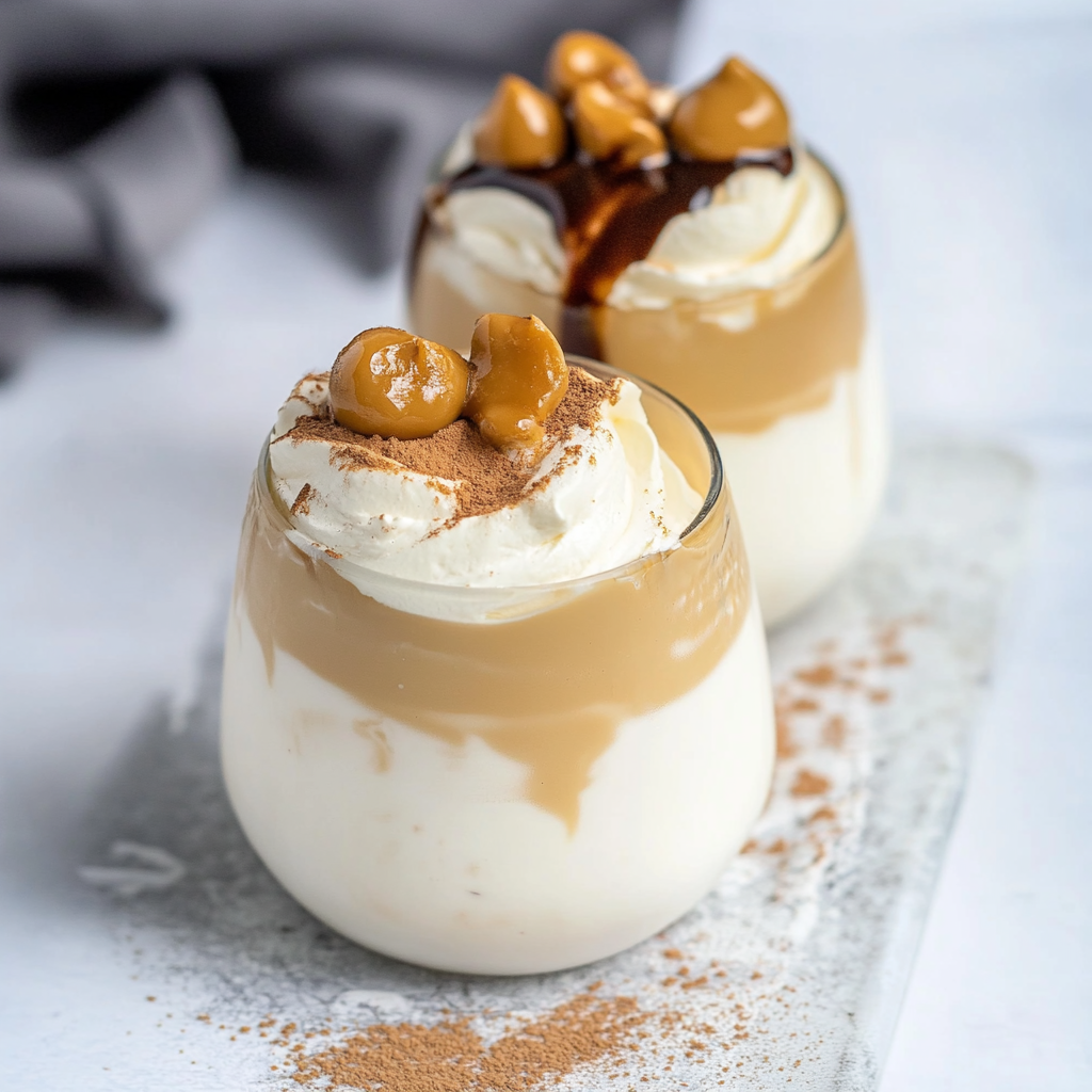 Recipe preparation for whipped coffee