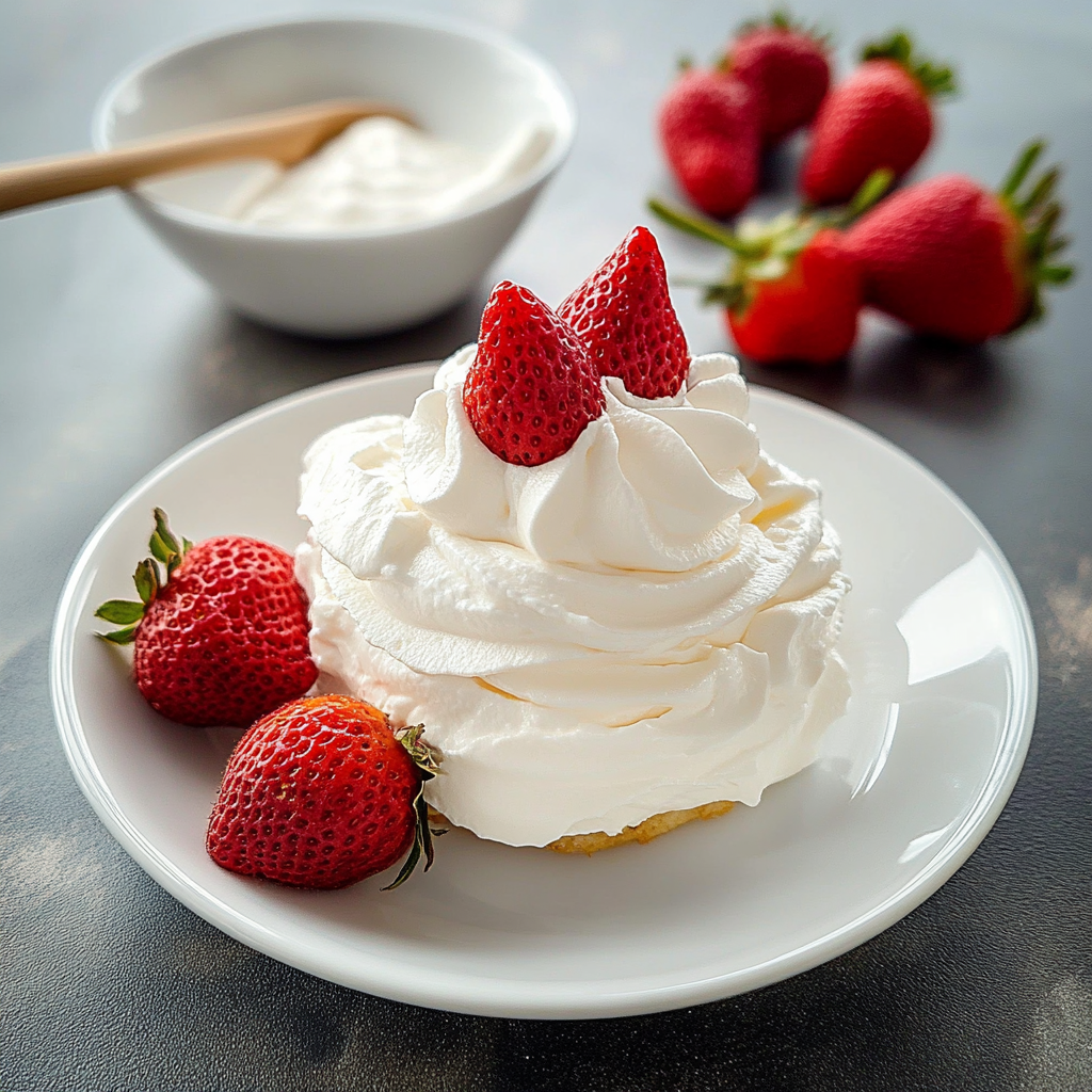 Recipe preparation for whipped cream recipe