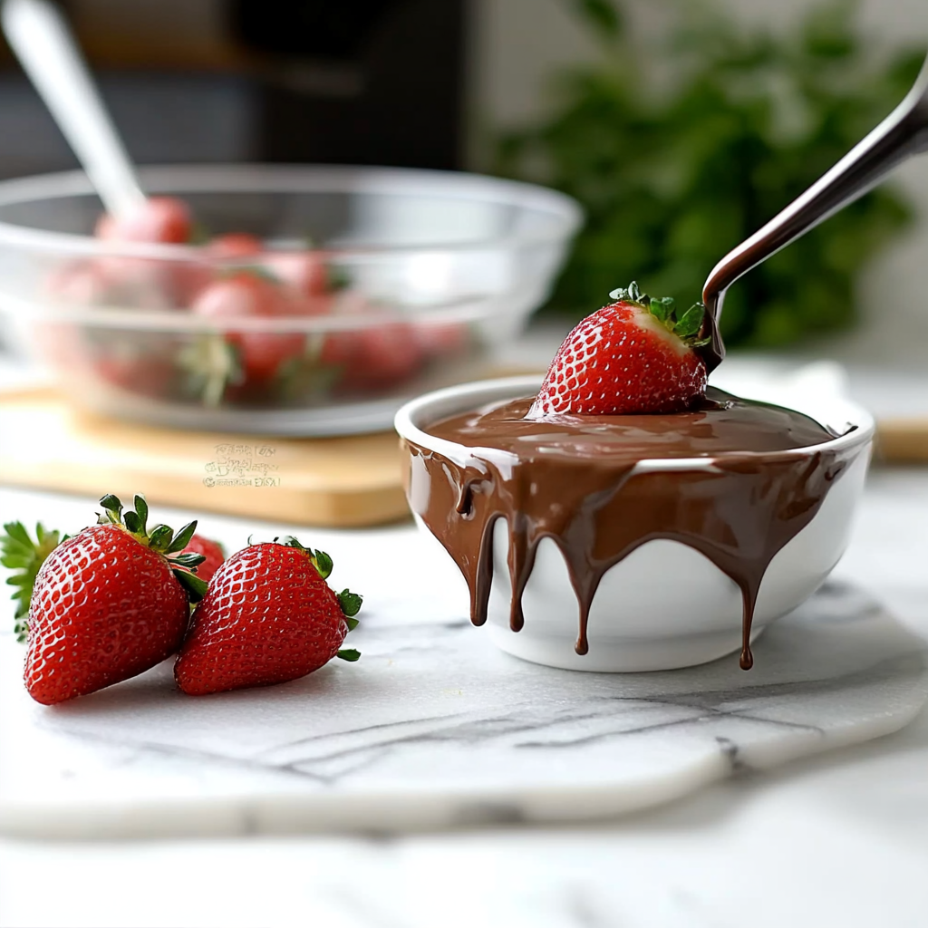 Recipe preparation for Chocolate Covered Strawberries