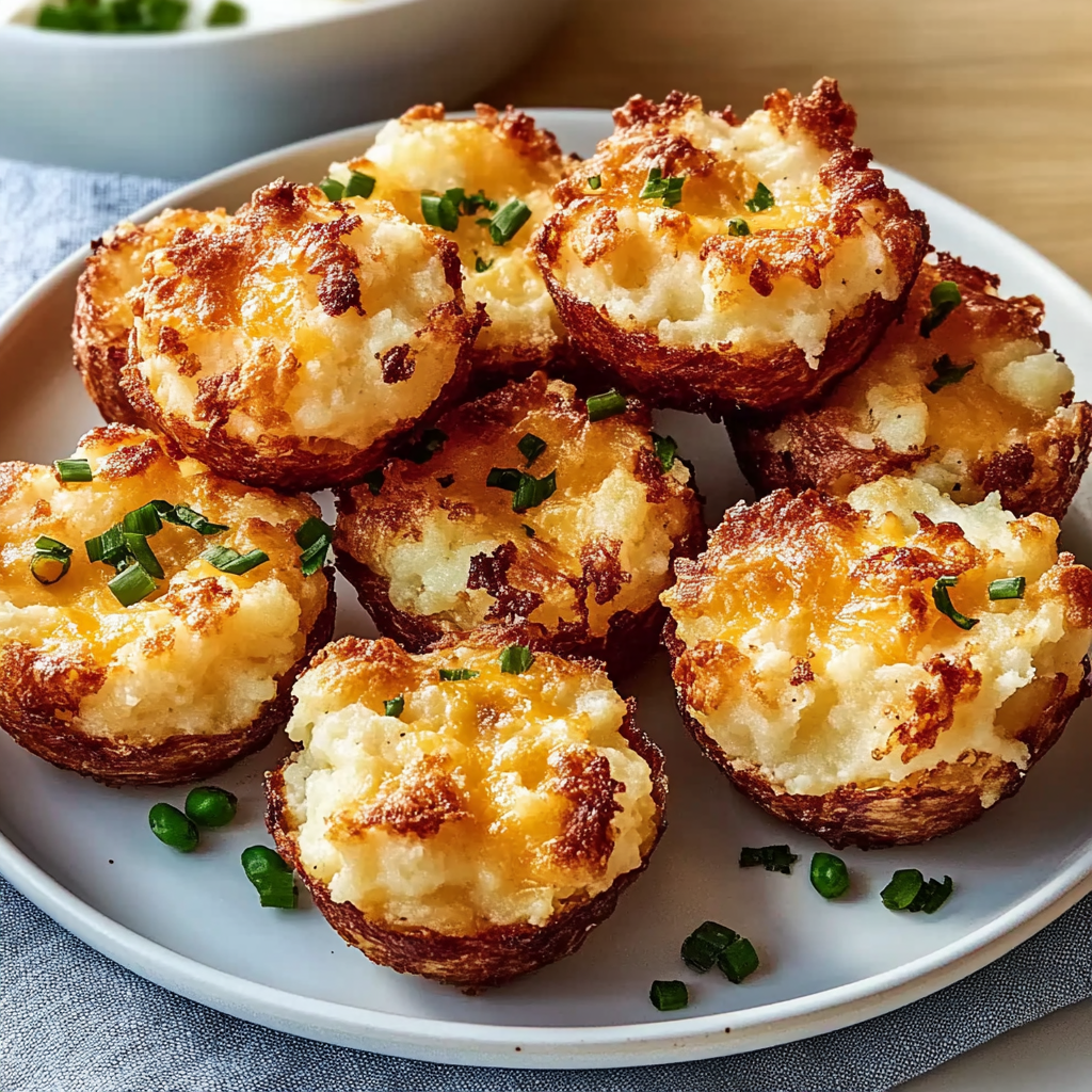 Recipe preparation for cheesy mashed potato puffs recipe