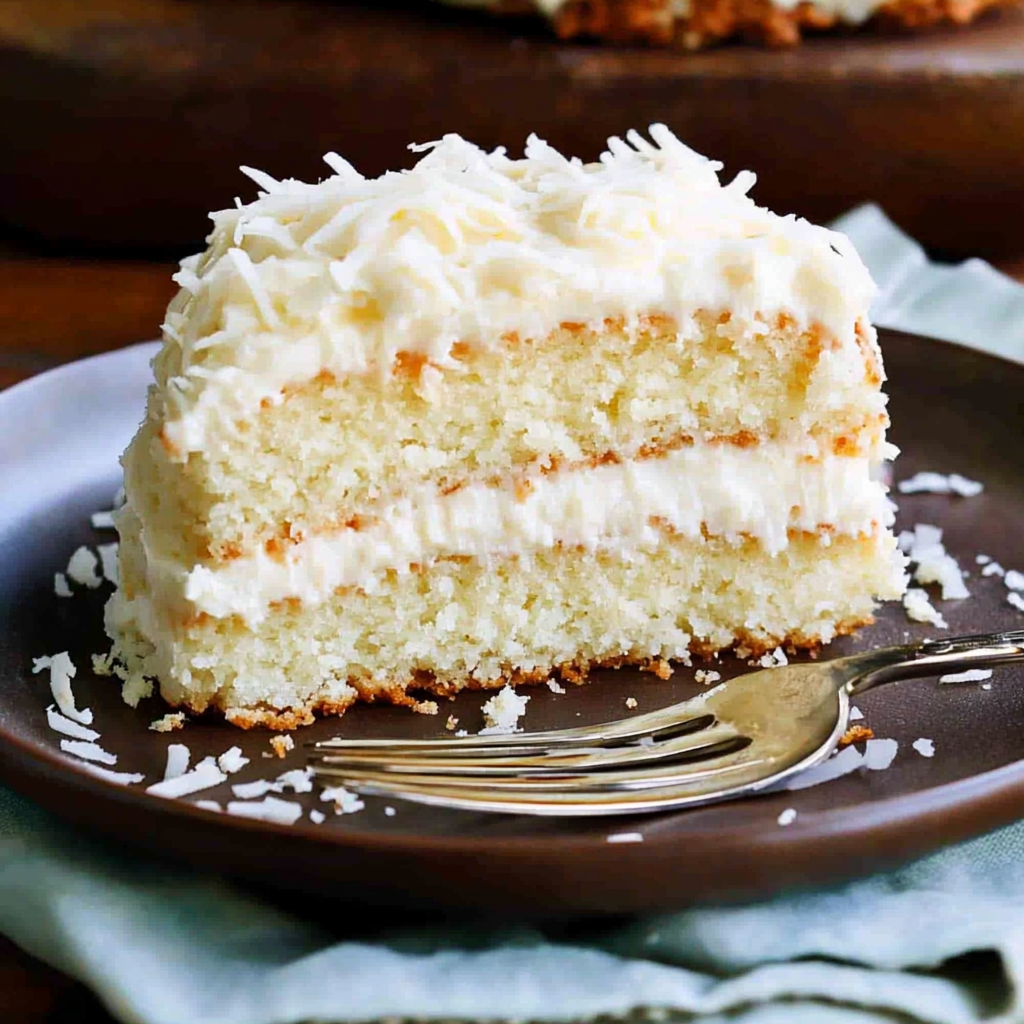 Recipe preparation for coconut cake